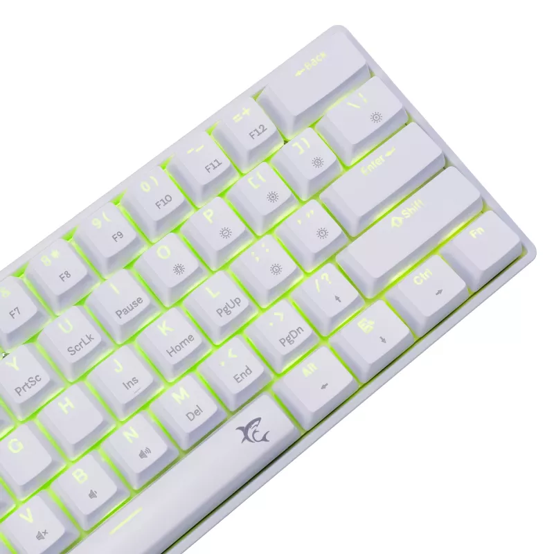 Wired mechanical keyboard White Shark Shinobi-2 (GK-004221) — Blue switches, White, US layout