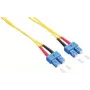 LogiLink - Patch-Cable - SC Single-Modus (M) to SC Single-Modus (M) - 1 m - Fibre Optic - Duplex - 9/125 micrometre - OS2 - Halogen-Free - Yellow