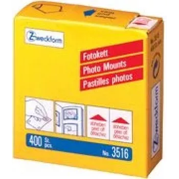 AVERY double-sided photo mounting squares 12×12 mm, 400 pieces in dispenser (PH3516)