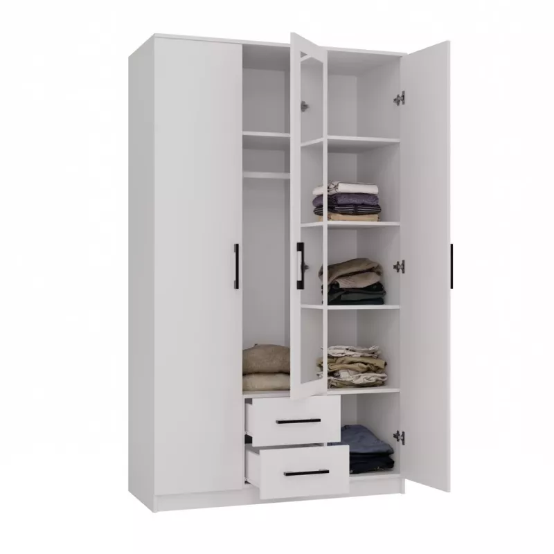 Wardrobe Topeshop ROMANA 120 BIEL