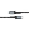Qoltec Cable USB 2.0 Type C USB 2.0 Type C 100W Qc 3.0 Pd 1m Black