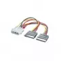 ROLINE Y-Adapter Cable 4 pol. HDD / 2x SATA (11.03.1050)