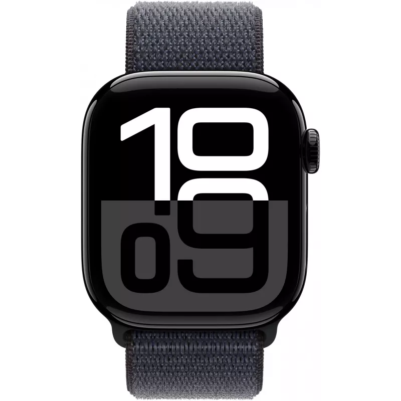 Apple Watch 10 42mm GPS+4G Alu Sport Loop Jet Black/Ink