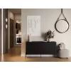 Cama VERA chest of drawers 150x40x80 black matt