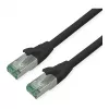 ROLINE RM Patch Cable Cat.6A S/FTP (PiMF), black, 0,3 m