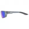 Polarized sunglasses Uvex Sportstyle 233 P - smoke mat/mir.blue