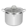 Resto Kitchenware Libra 13 L Round Stainless Steel 22 cm