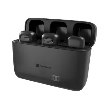 NATEC Hopper Black Lavalier/Lapel microphone