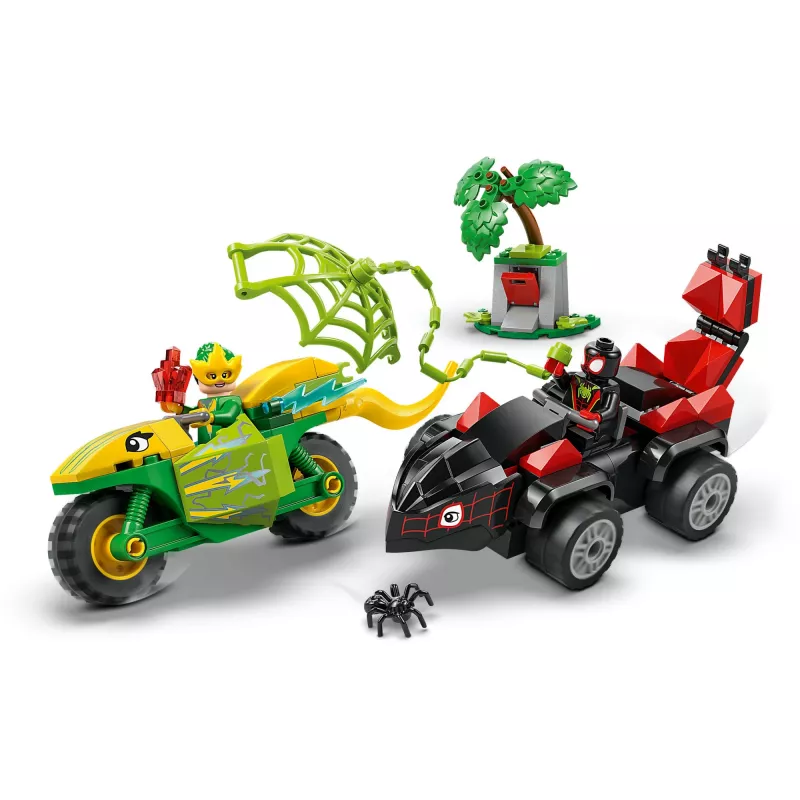 LEGO MARVEL 11198 Spin and Electro Dinosaur Vehicle Chase