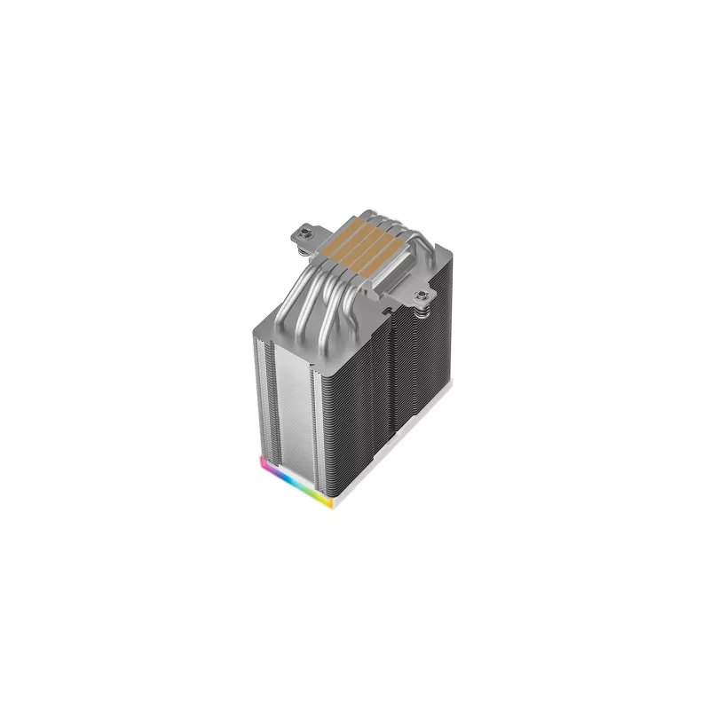 Air cooler DeepCool AK500S Digital SE — 5 heat pipes, 120 mm FDB fan, PWM, multi-LED, white, supports Intel LGA1150 and AMD sockets