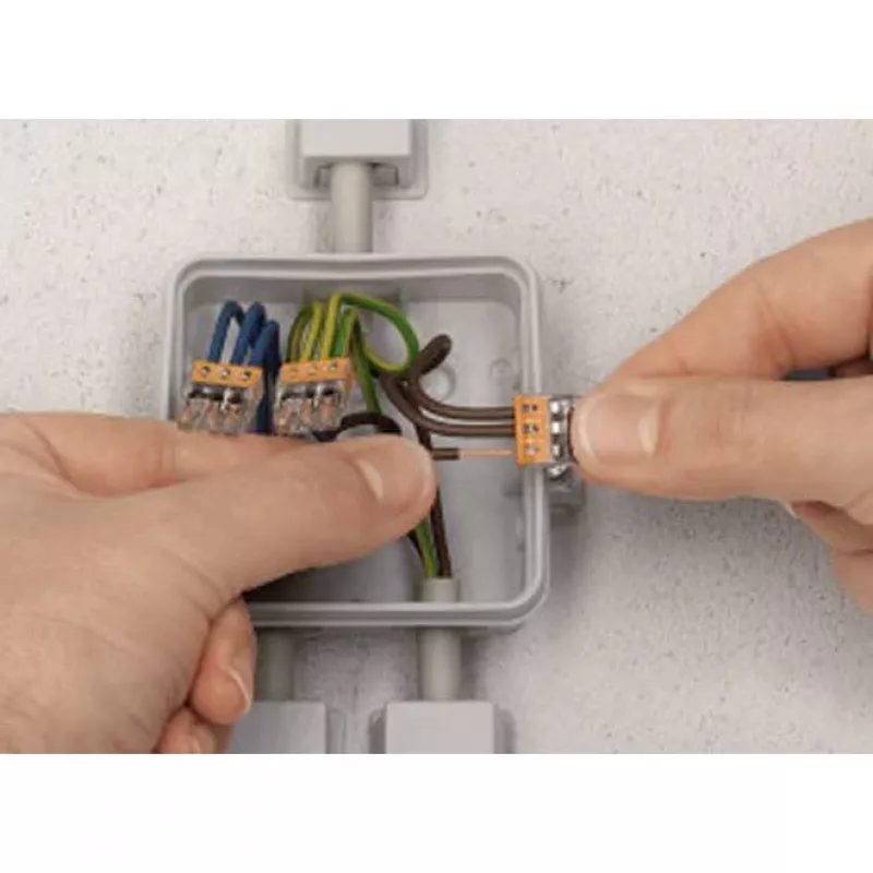 Wago terminal connector 4‑pole 0.5–2.5 mm² 24 A 400 V