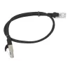 Patchcord cat.5e 0.5M UTP black