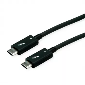 USB Cable ROLINE 11.02.9046 1m USB 3.2 Gen 1 USB C Black