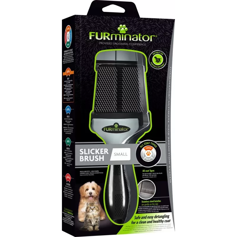 FURminator - slicker brush for dogs and cats - S