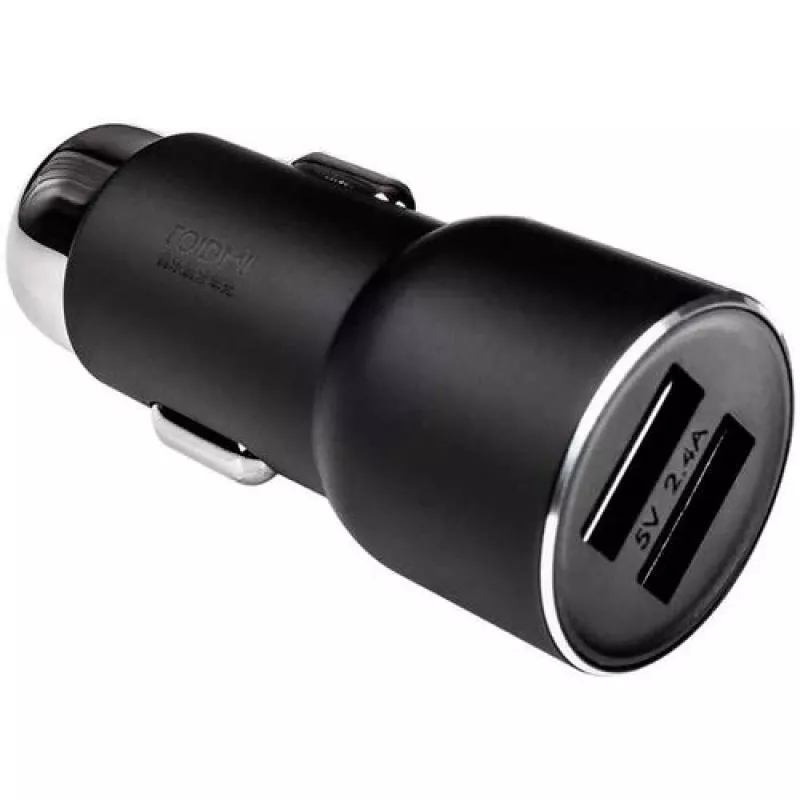 Roidmi 3S Car Charger with FM Transmitter, Bluetooth, Black Color