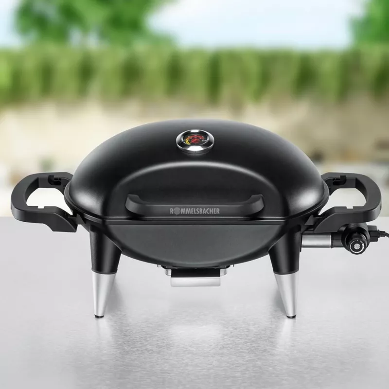 ROMMELSBACHER BBQ 4000, 2200 W, Grill, Electric, 300 °C, Tisch, rust