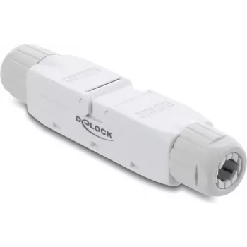 DELOCK cable gender changer LSA — model 91126, LSA to LSA, white