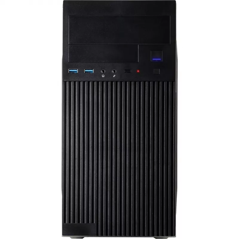 Computer Case INTER-TECH IT-6521 Straight, ATX, Black