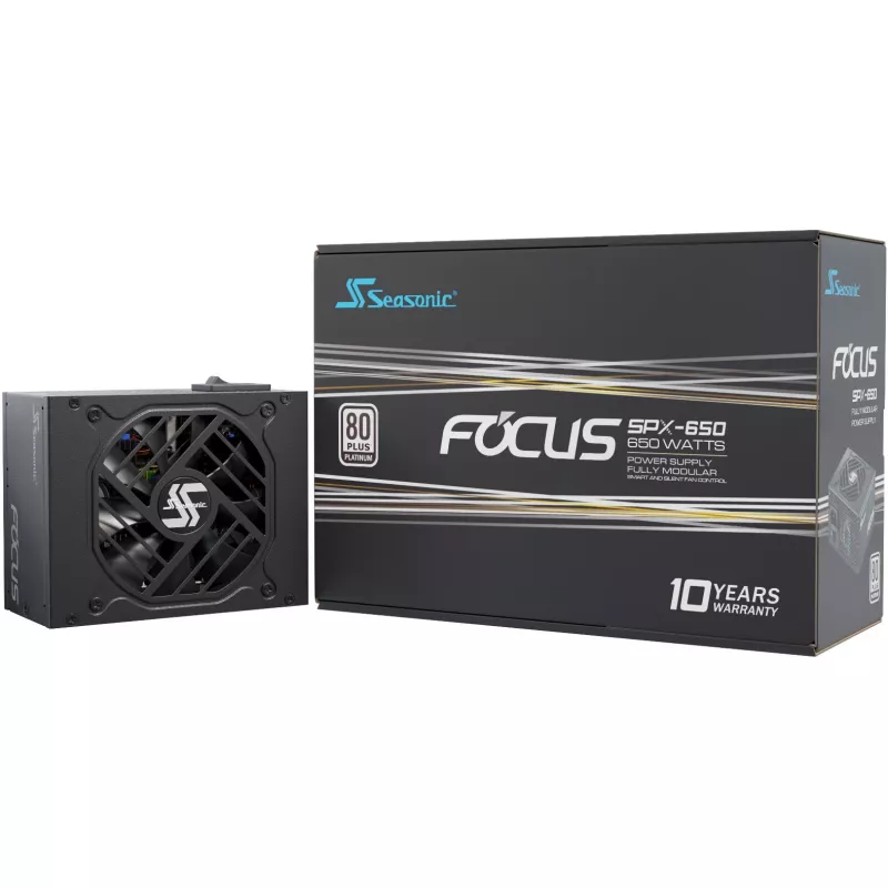 Seasonic FOCUS-SPX-650 power supply unit 650 W 20+4 pin ATX CFX Black