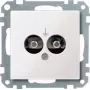 Socket outlet Merten 290419 White