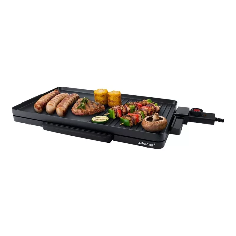 Electric table grill Steba VG 30 Slim with adjustable temperature control, black