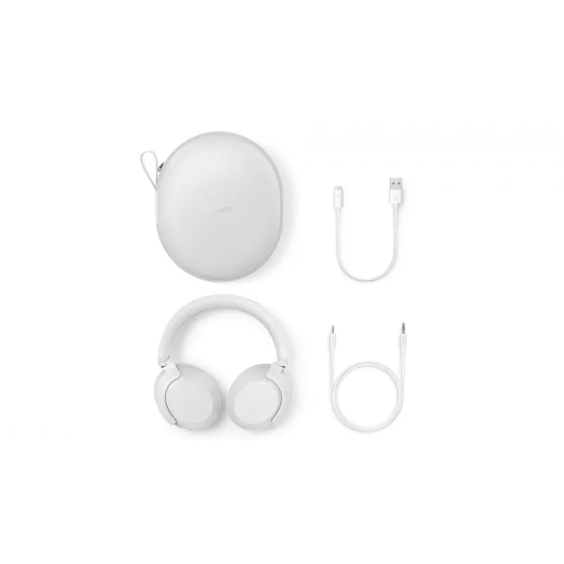 Philips TAH8000EWT/00 headphones/headset Wireless Head-band Calls/Music USB Type-C Bluetooth White