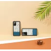 Phone case Man and Wood Galaxy Note 20 — blue flower on black