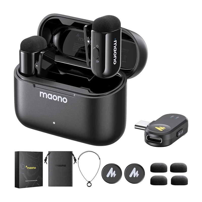 Microphone MAONO WM622 PC2 — high sensitivity, low noise for clear audio recording