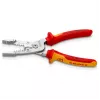 Cable stripper Knipex 13 76 200 ME 6 mm stripping capacity Red Stainless steel Yellow