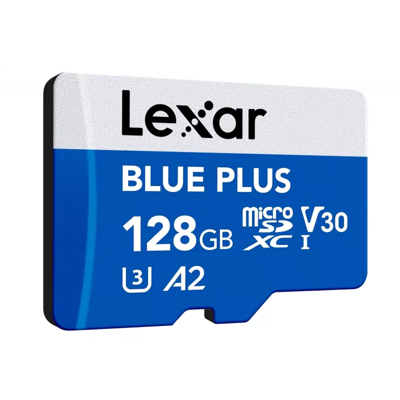MicroSDXC memory card Lexar BLUE PLUS 128 GB UHS‑I U3 V30 170 MB/s