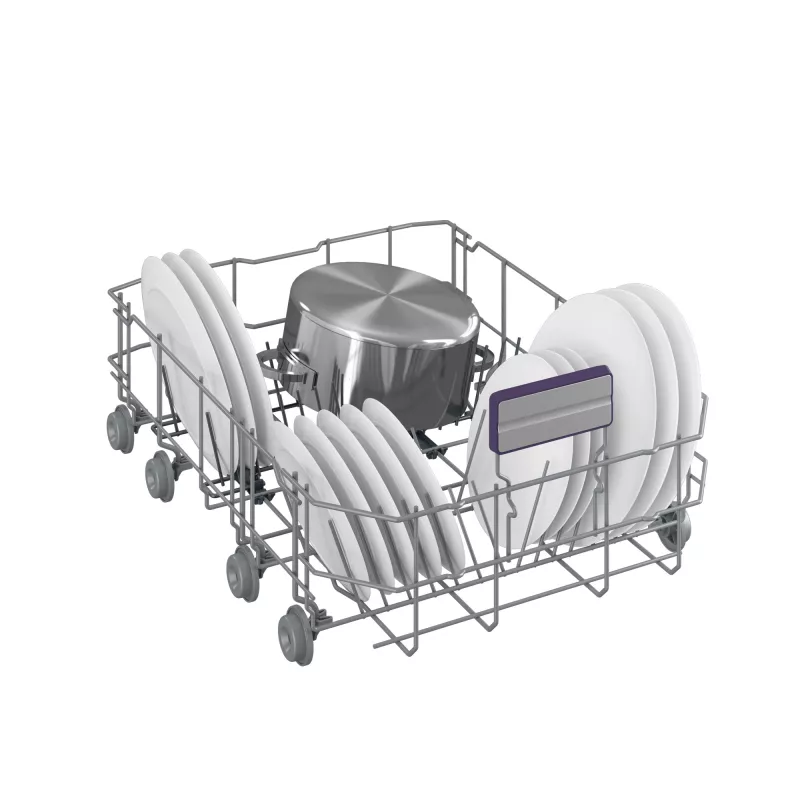 BEKO Free standing Dishwasher BDFS26120WQ, Energy class E, Width 45 cm, 6 programs, Inverter motor, Third drawer, White