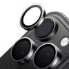Camera glass protector Torras for iPhone 16 Pro Max — Lensguard, Black