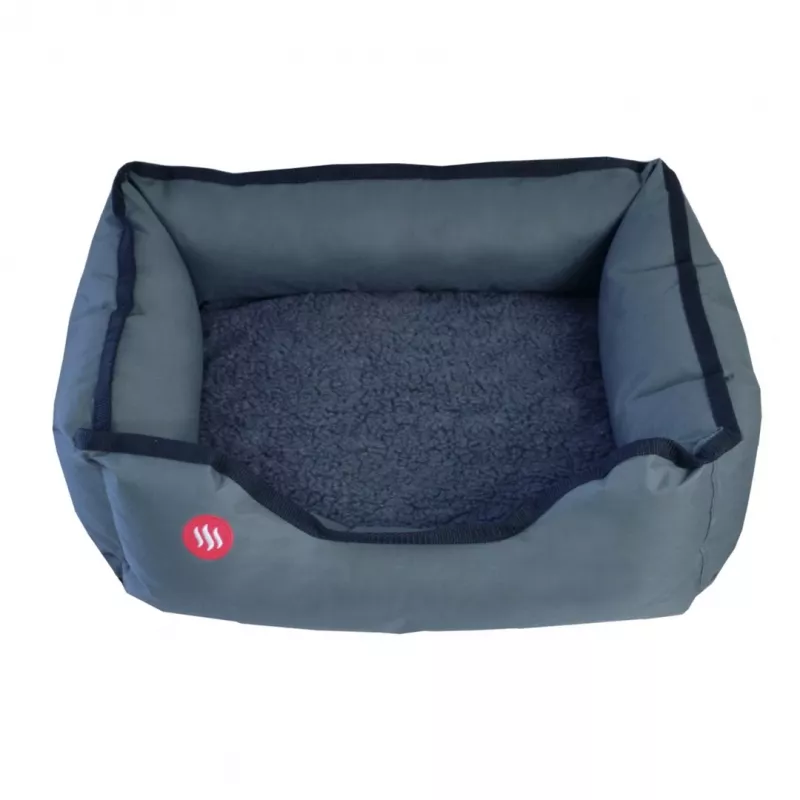 Heating pet bed Glovii GPETH for dogs and cats 580x450x180 mm, polyester cover, non-slip base