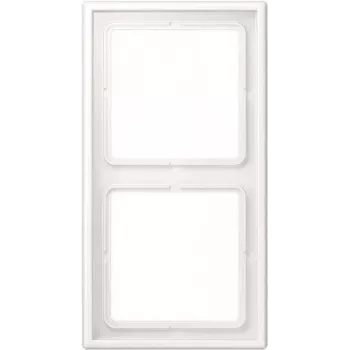 JUNG LS982WWM Double Frame for Electrical Outlets and Switches
