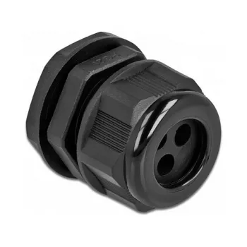 Cable Gland DeLOCK 60377 Black Plastic 2 pc(s)