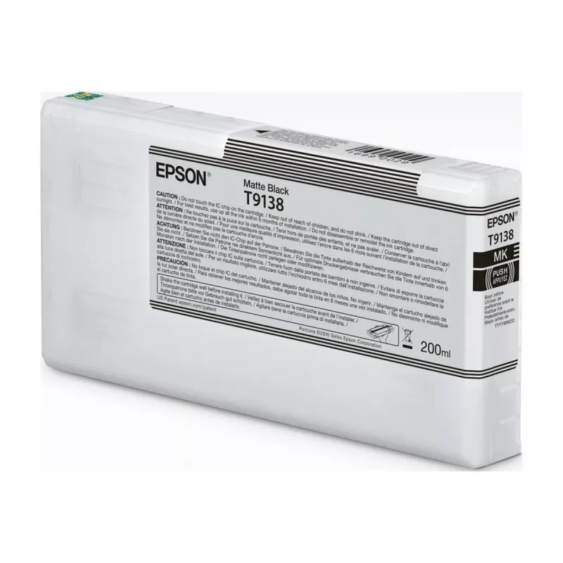 Ink Cartridge Epson T9138 Matte Black 200 ml – Matte Black Ink Cartridge