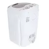 Top-load washing machine Adler AD 8055, portable 3 kg capacity, cream, rotary control, 150 W