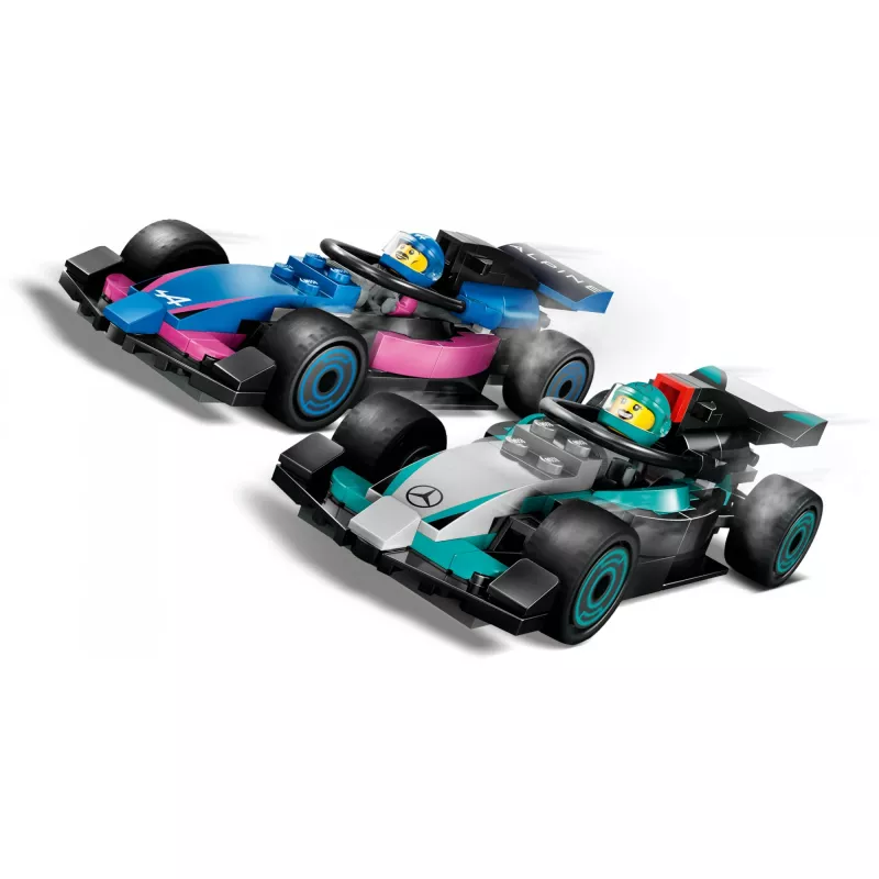 LEGO CITY 60444 F1 Garage & Mercedes-AMG & Alpine Cars