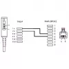 Wentronic Goobay - Telephone Cable - TAE-F (M) - RJ-45 (M) - 10m - Black (51235)