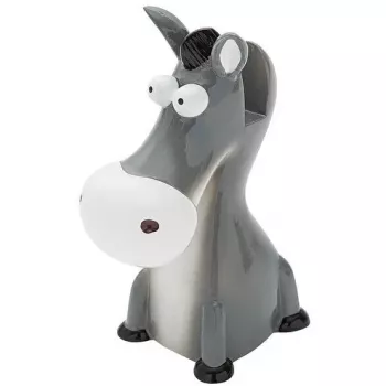 Eyewear holder WEDO 202 27105 resin universal glasses stand, anthracite/white, width 55 mm