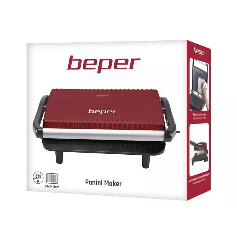 Toaster Beper P101TOS002 — 2-slice stainless steel electric toaster