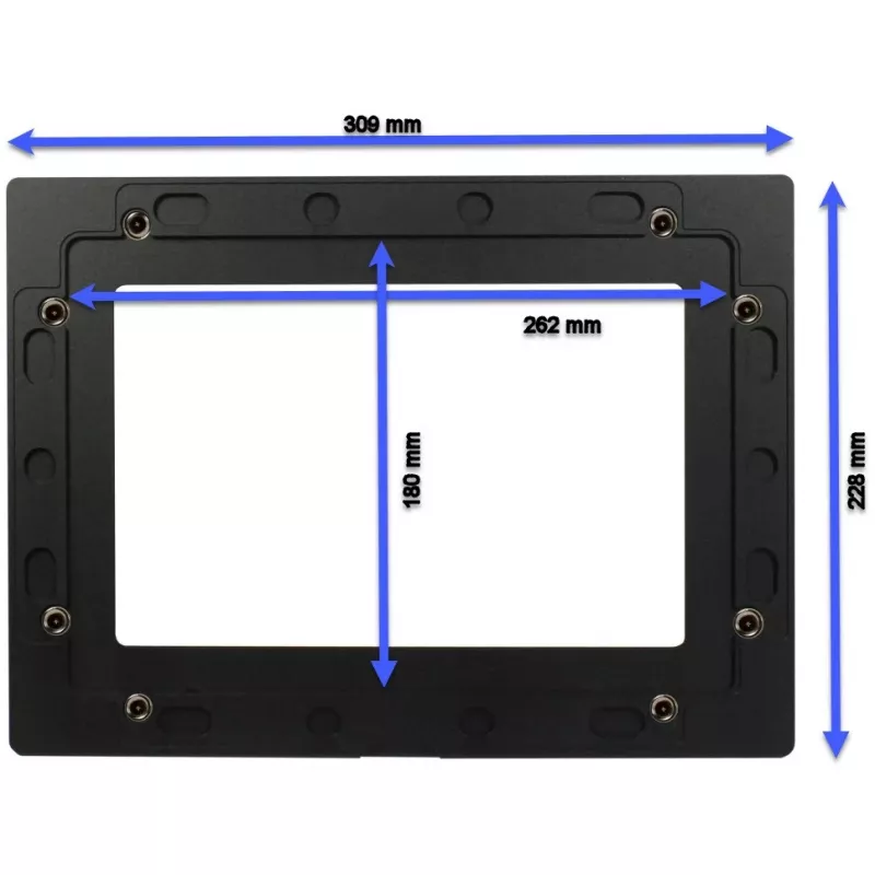 Bezel for ALLNET tablet ALLTCOVER10NSV1 — silver, 309 x 228 mm
