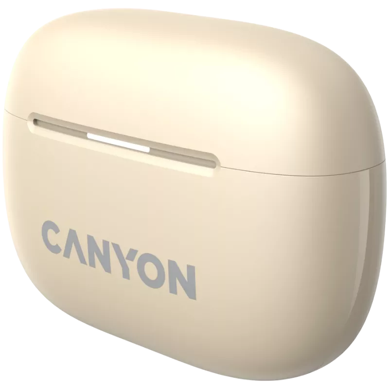 Canyon CNS-TWS10BG Headphones and Headset True Wireless Stereo (TWS) In-Ear calls/music/Sport/everyday use USB Type-C Bluetooth Beige (CNS-TWS10BG)