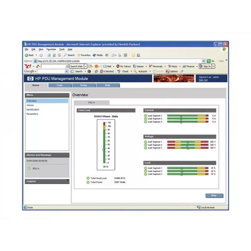 HPE PDU Management Module for Monitored PDU