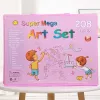 Art set Extralink 208-piece — painting supplies kit with brushes, paints, pencils