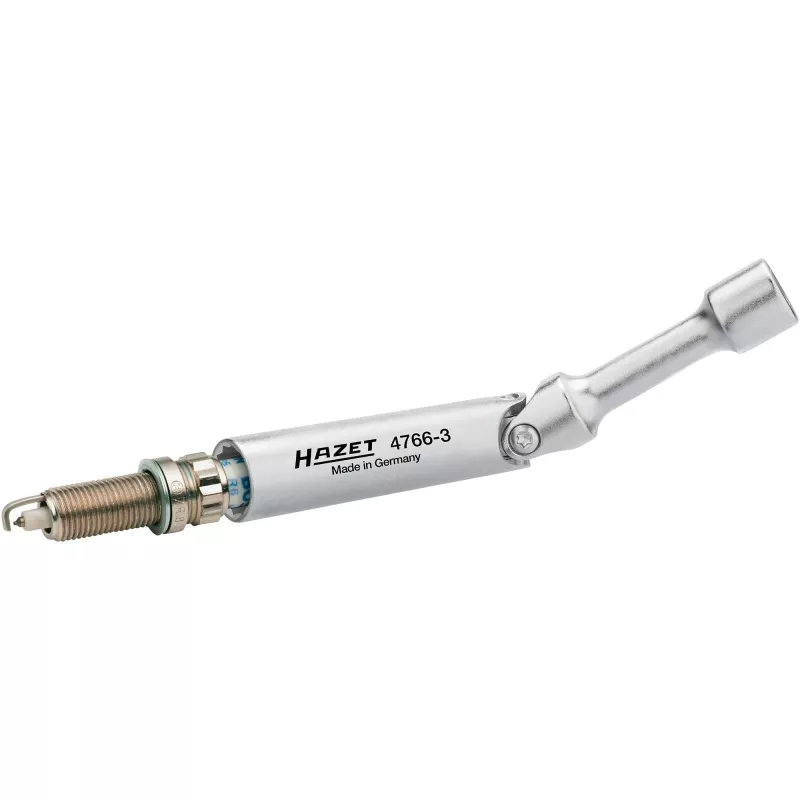 Hazet 4766-3 spark plug wrench, 14 mm, 3/8 inch drive