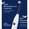 Beurer TB Sensitive Eco Green Planet brush heads, dark blue, 4-pack