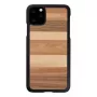 Smartphone case man and wood for iPhone 11 Pro Max — black