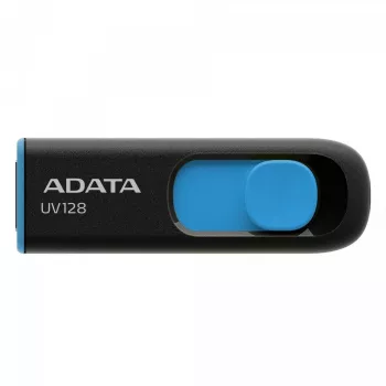 ADATA DashDrive UV128 32GB USB flash drive USB Type-A 3.2 Gen 1 (3.1 Gen 1) Black, Blue