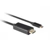 USB-c-zu-displayport-adapter Lanberg Ca-cmdp-10cu-0018-bk Black 1,8 M
